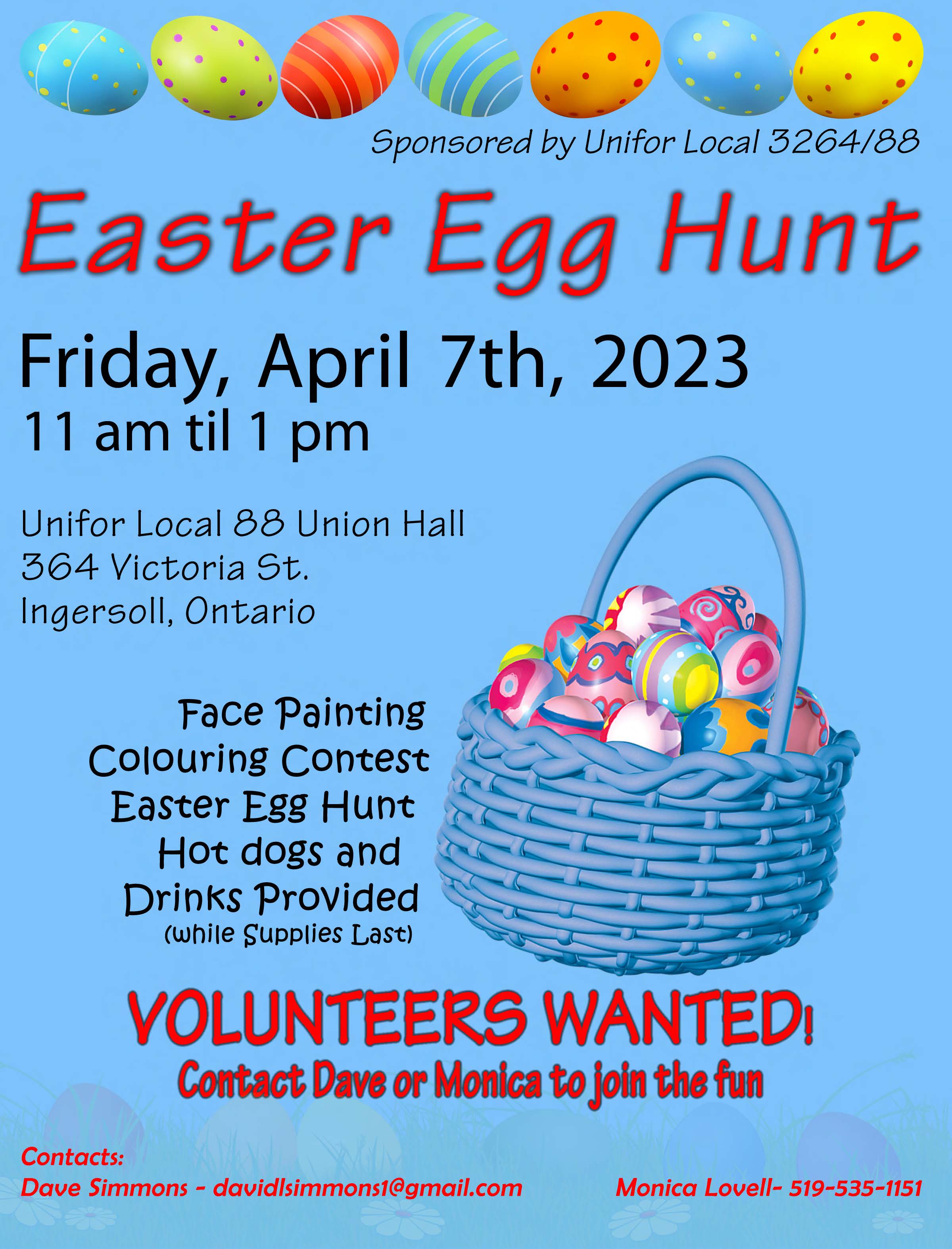 Ingersoll easter 2025 egg hunt 2019