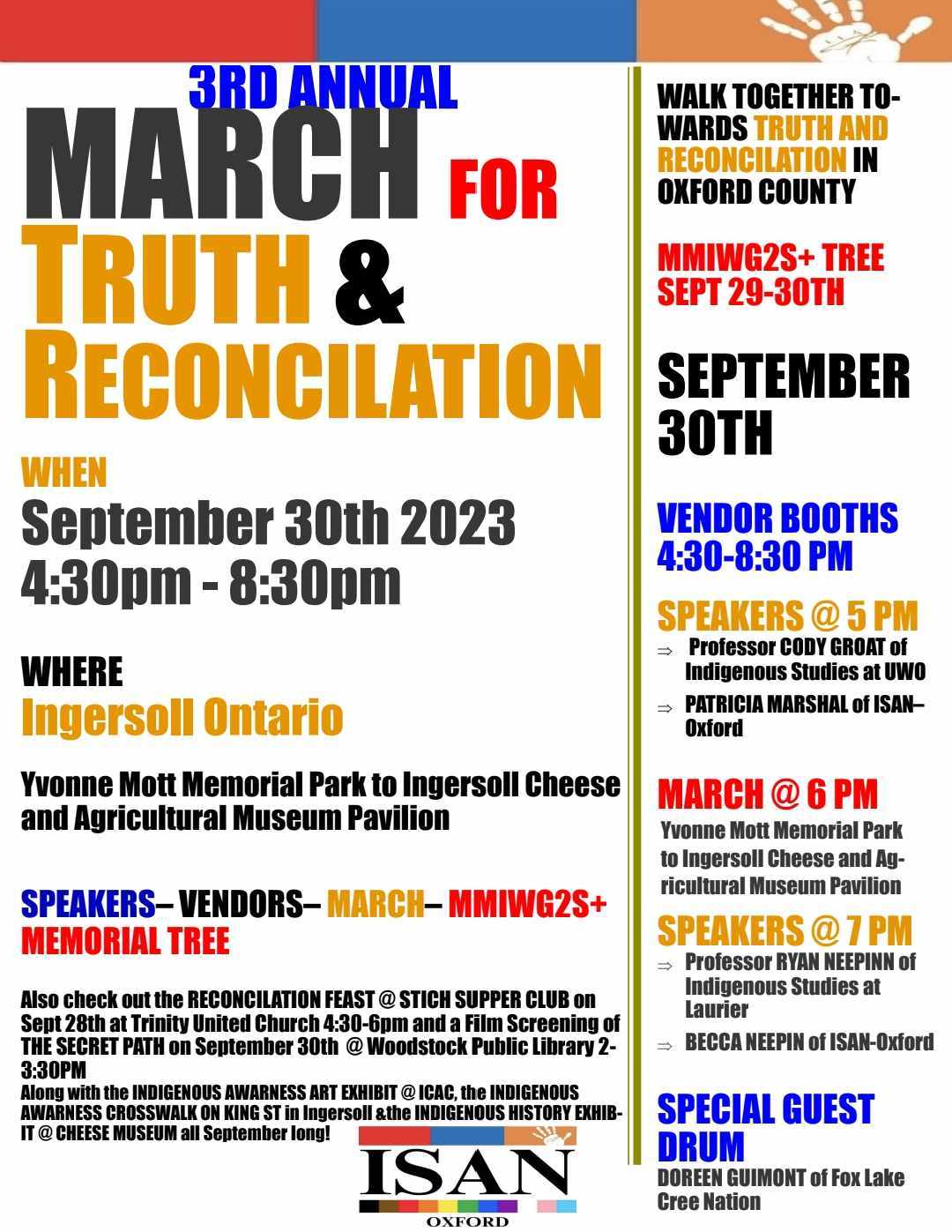 ISAN s 3rd annual March for Truth and Reconciliation on Saturday