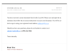 Scam email alert